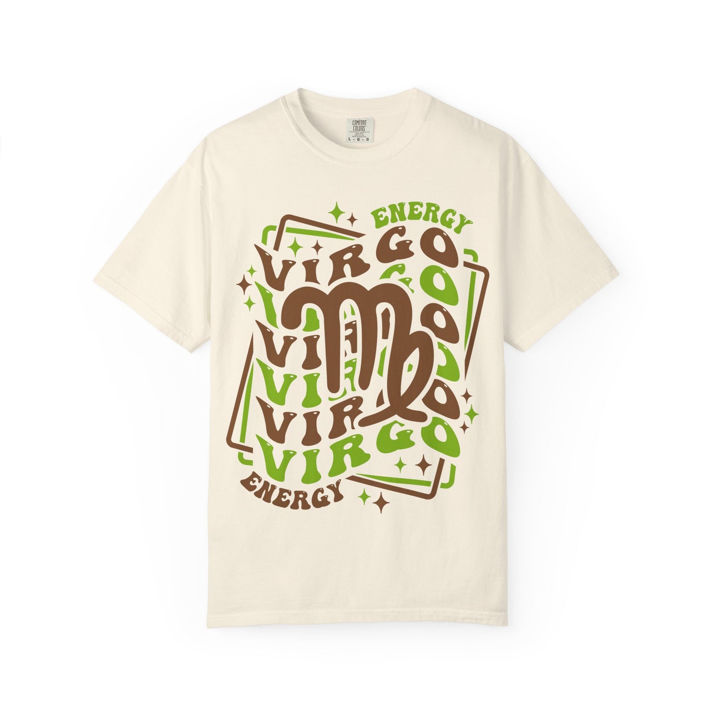 Virgo Retro-Psychedelic Zodiac Sign T-shirt