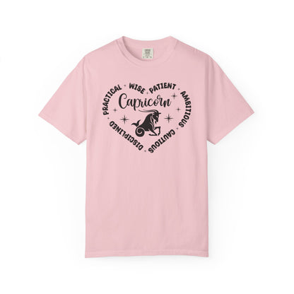 Capricorn Heart Zodiac Sign T-shirt