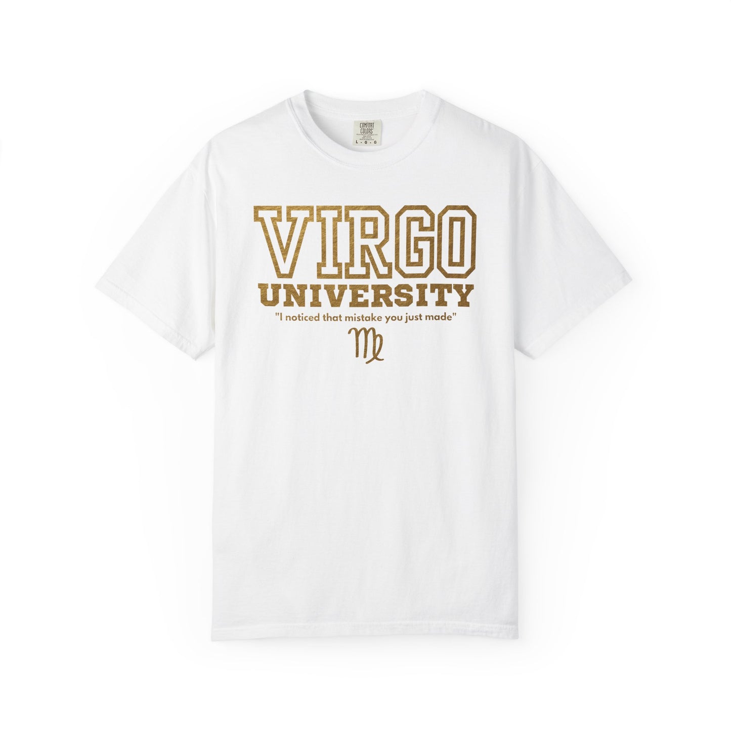 Virgo University Zodiac Sign T-shirt