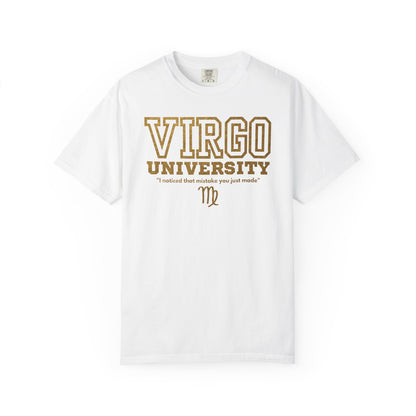 Virgo University Zodiac Sign T-shirt