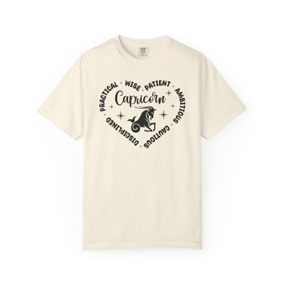 Capricorn Heart Zodiac Sign T-shirt