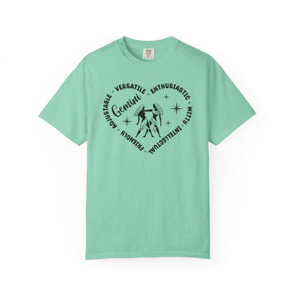 Gemini Heart Zodiac Sign T-shirt