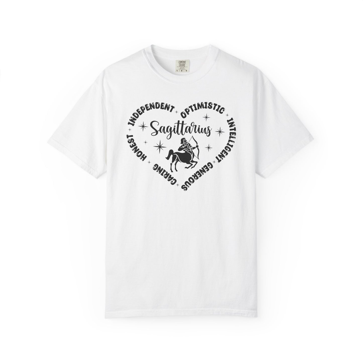 Sagittarius Heart Zodiac Sign T-shirt