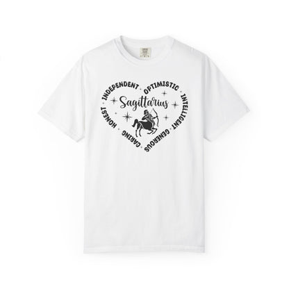 Sagittarius Heart Zodiac Sign T-shirt
