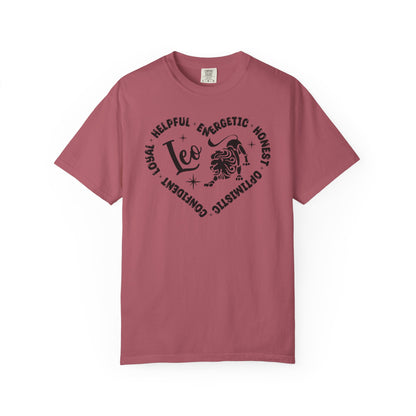 Leo Heart Zodiac Sign T-shirt