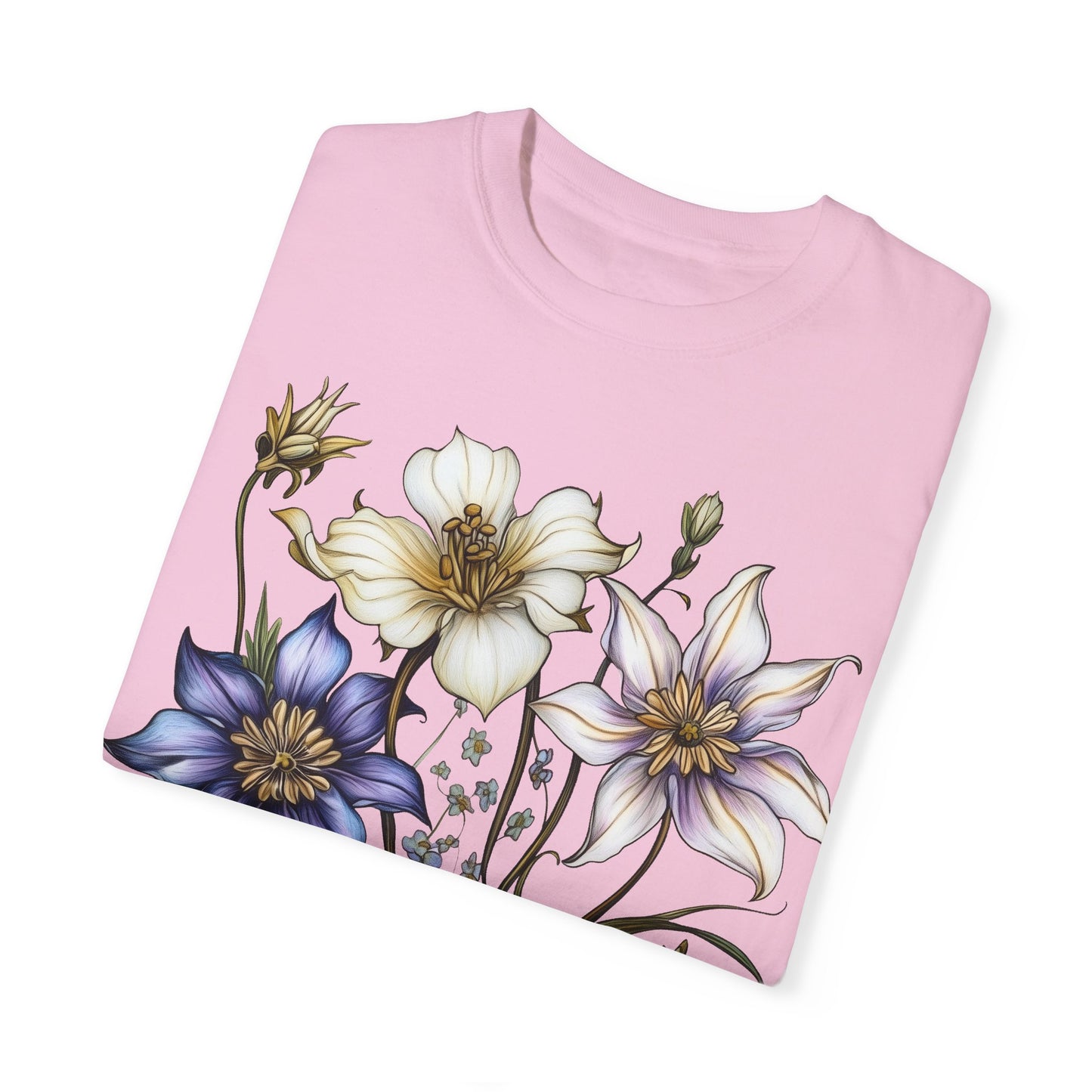 Purple and White Flowers T-shirt