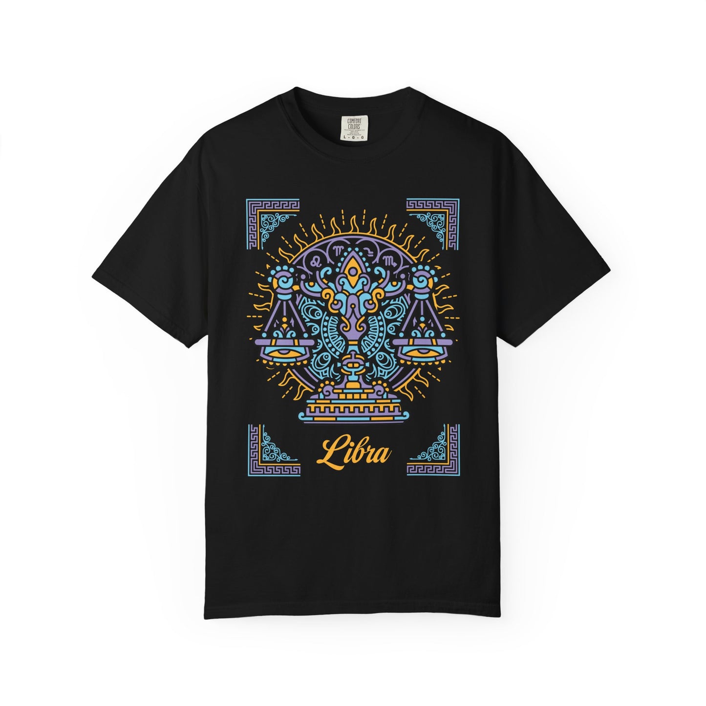 Libra Neo-Mythological Zodiac Sign T-shirt
