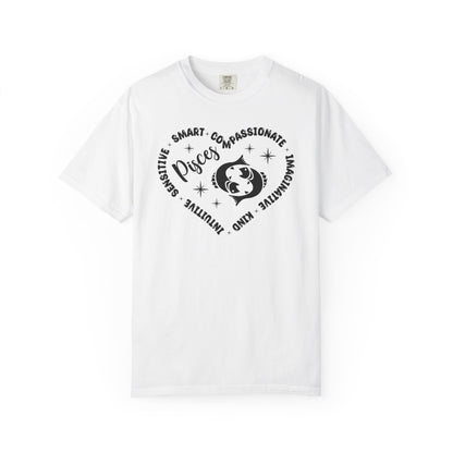Pisces Heart Zodiac Sign T-shirt