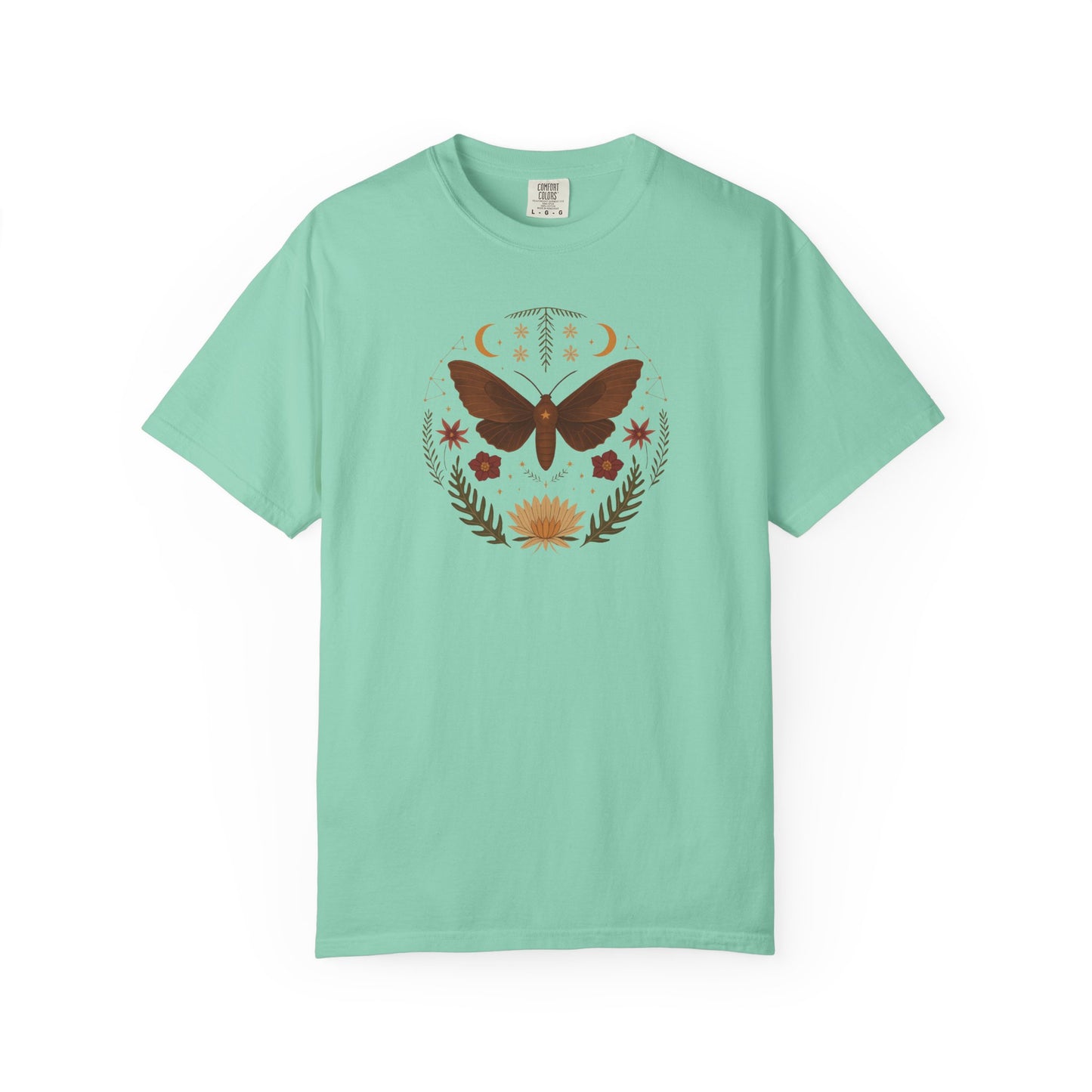 Moth With Natural Elements T-shirt