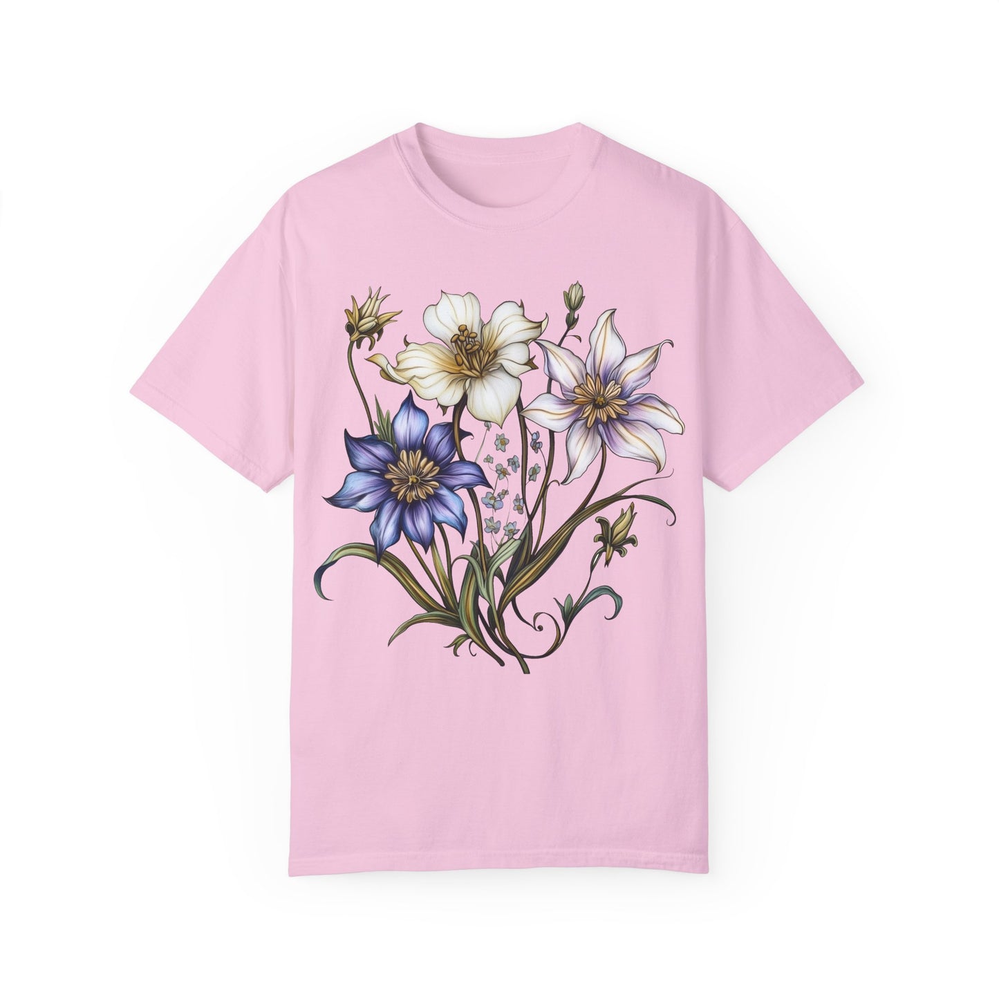 Purple and White Flowers T-shirt