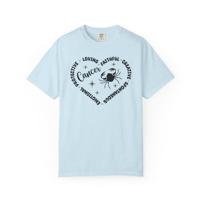 Cancer Heart Zodiac Sign T-shirt
