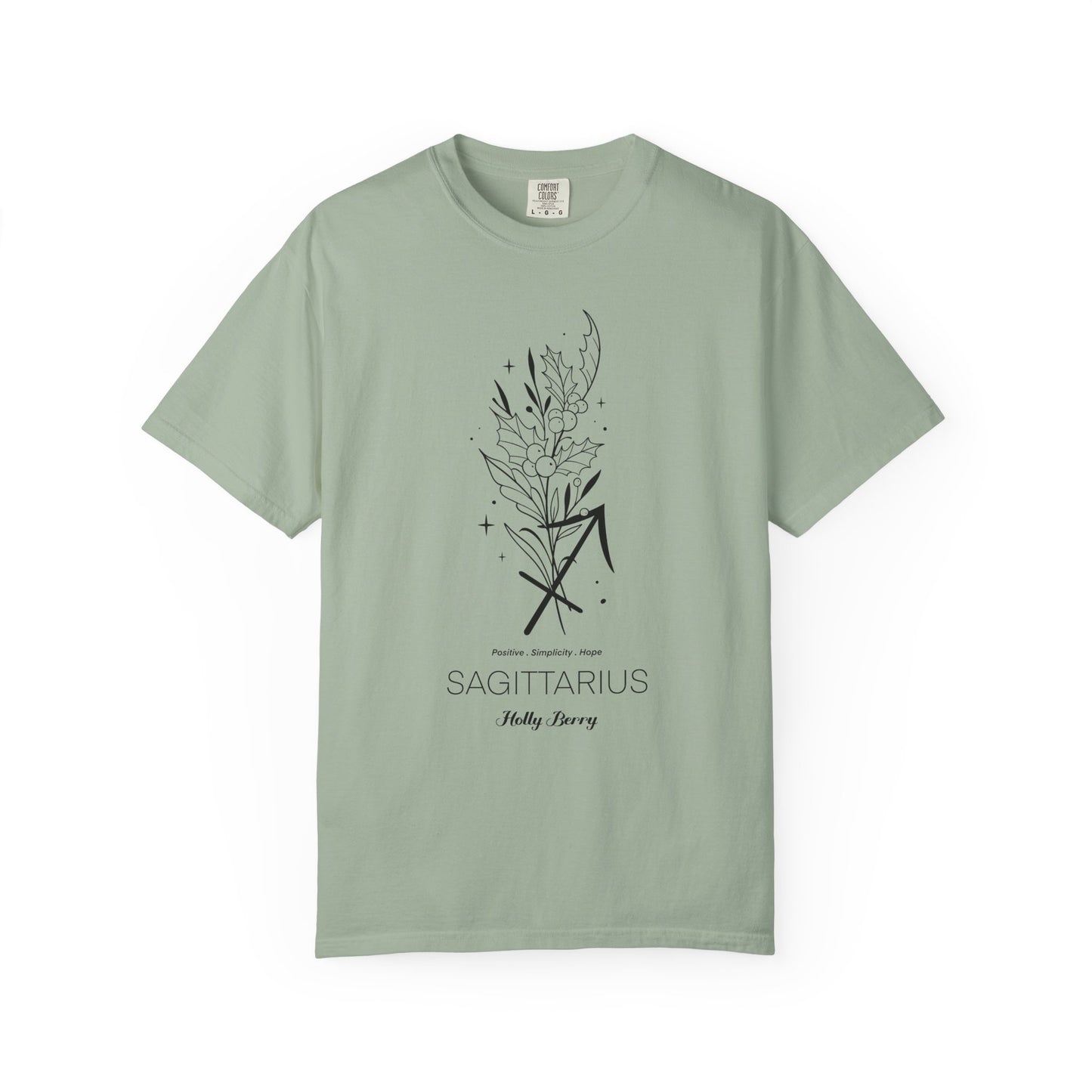 Sagittarius Flower Zodiac Sign T-shirt