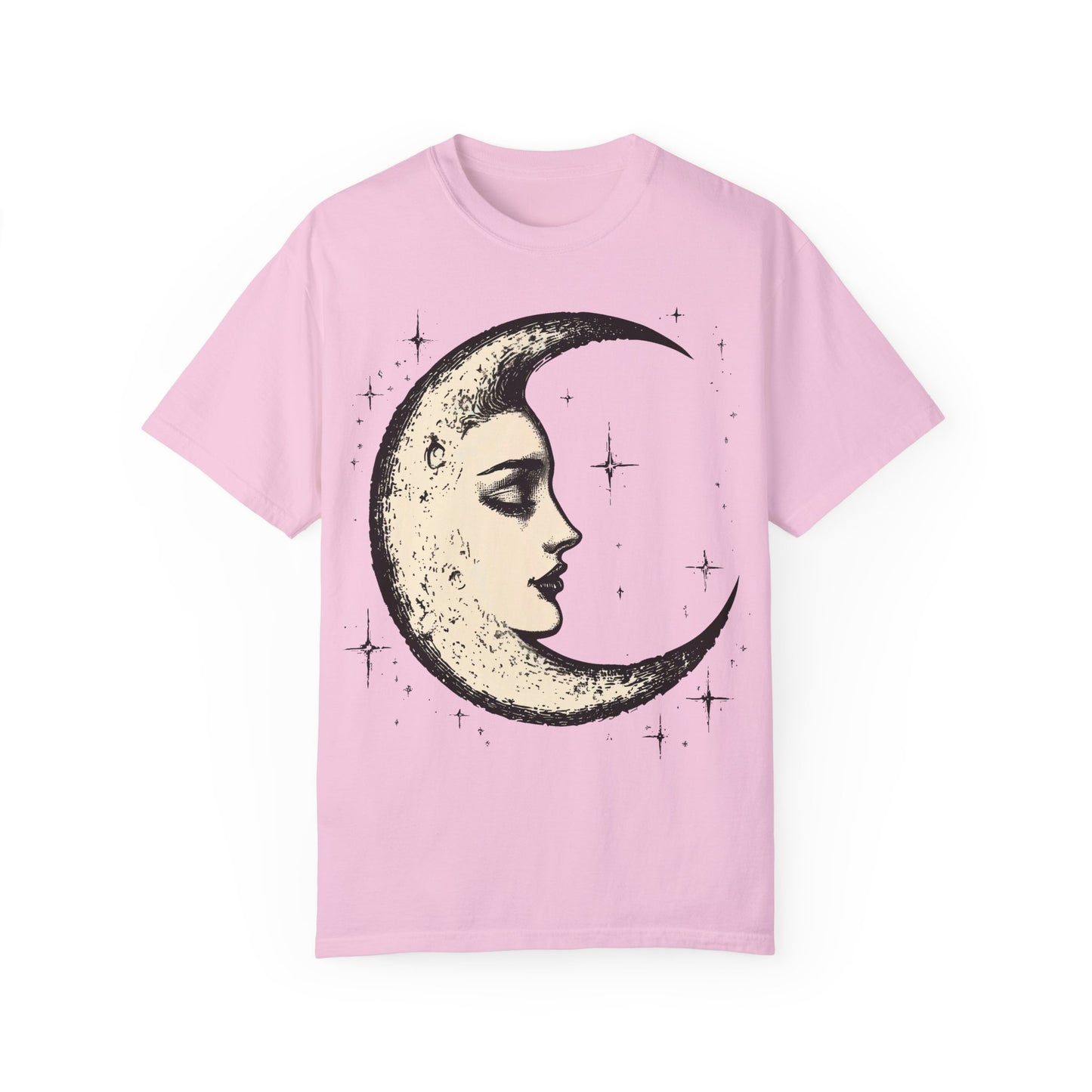 Crescent Moon Face T-shirt