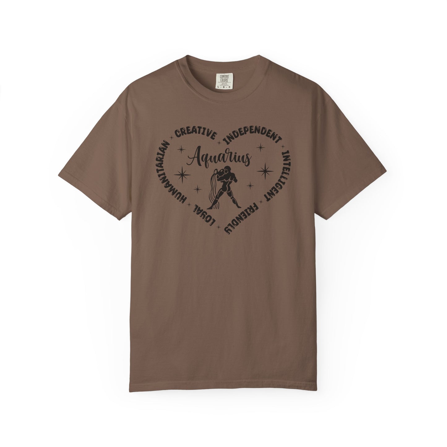 Aquarius Heart Zodiac Sign T-shirt