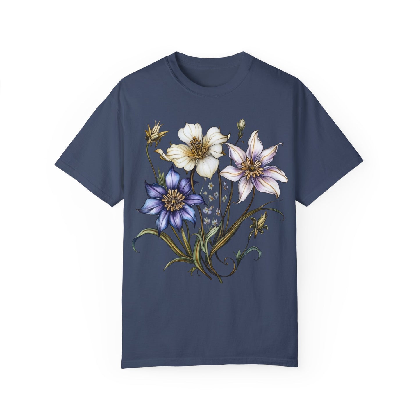 Purple and White Flowers T-shirt