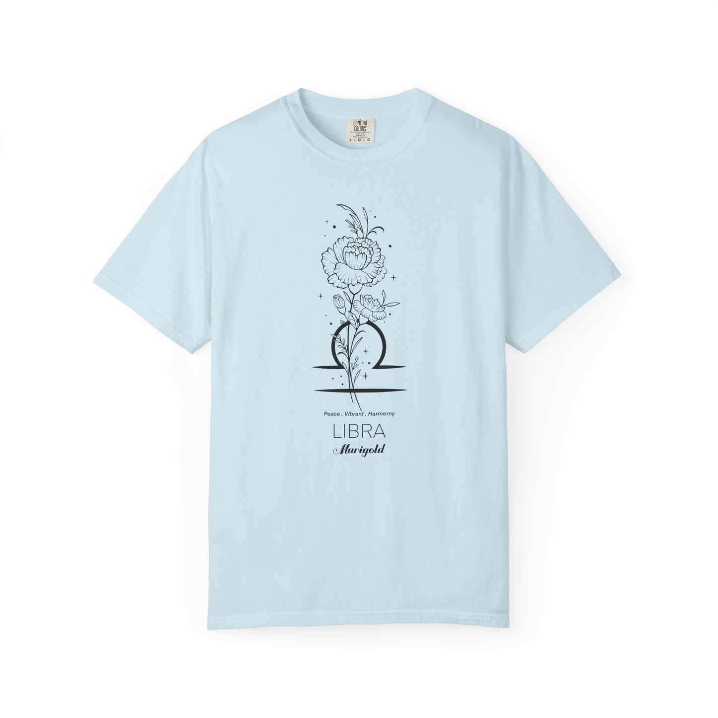 Libra Flower Zodiac Sign T-shirt