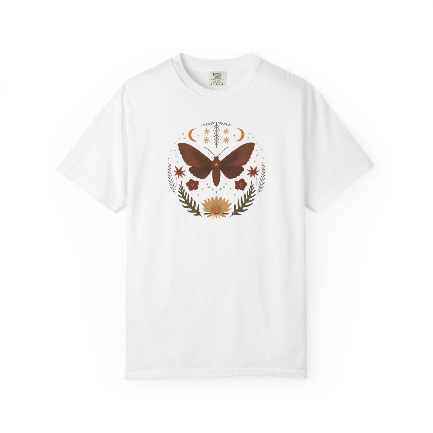 Moth With Natural Elements T-shirt