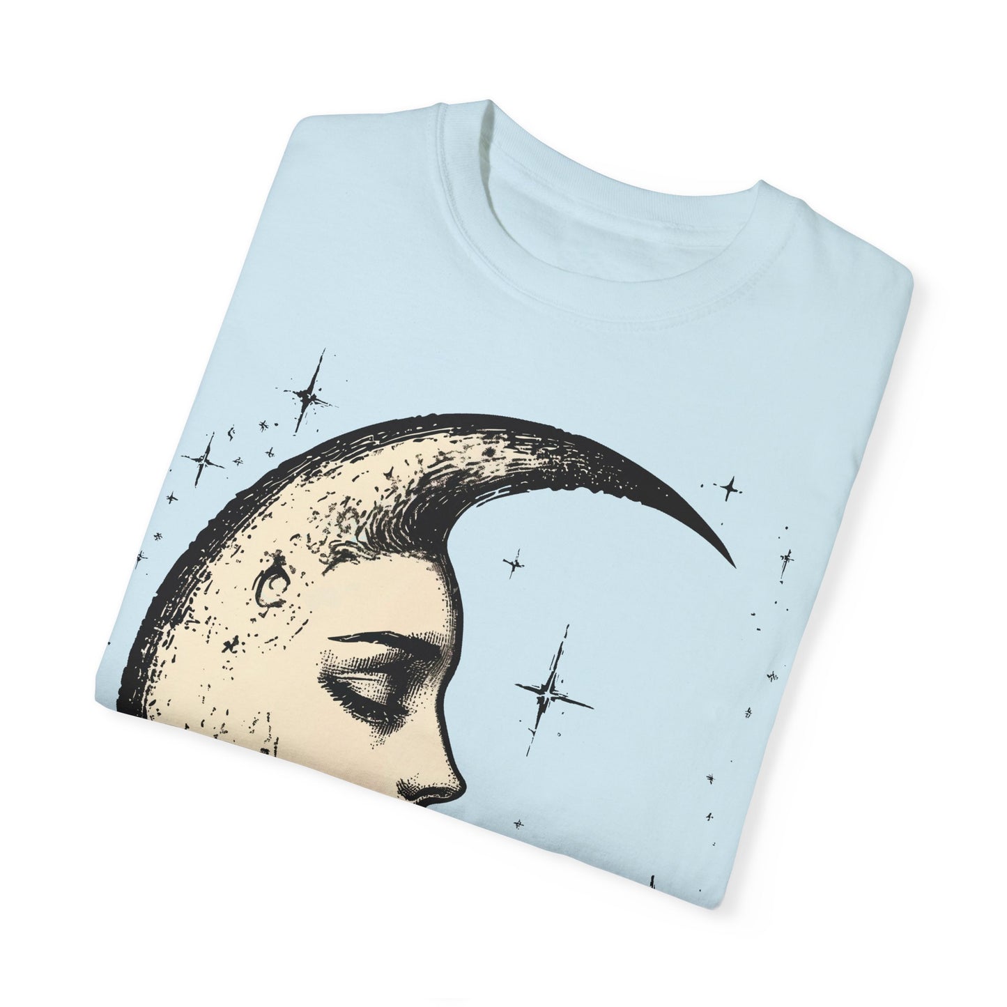 Crescent Moon Face T-shirt