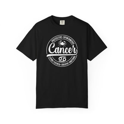 Cancer Vintage Zodiac Sign T-shirt