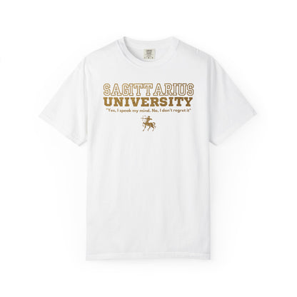 Sagittarius University Zodiac Sign T-shirt