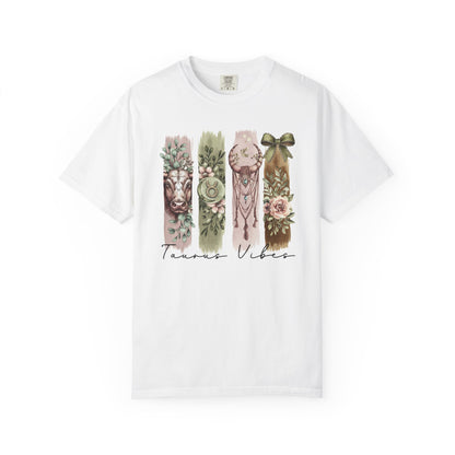 Taurus Boho Watercolor Zodiac Sign T-shirt