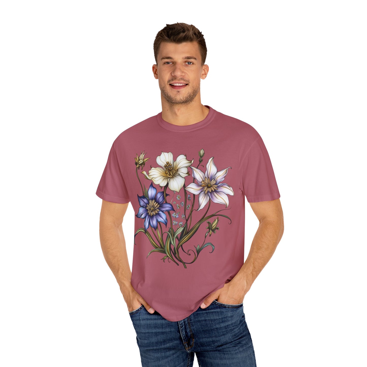 Purple and White Flowers T-shirt