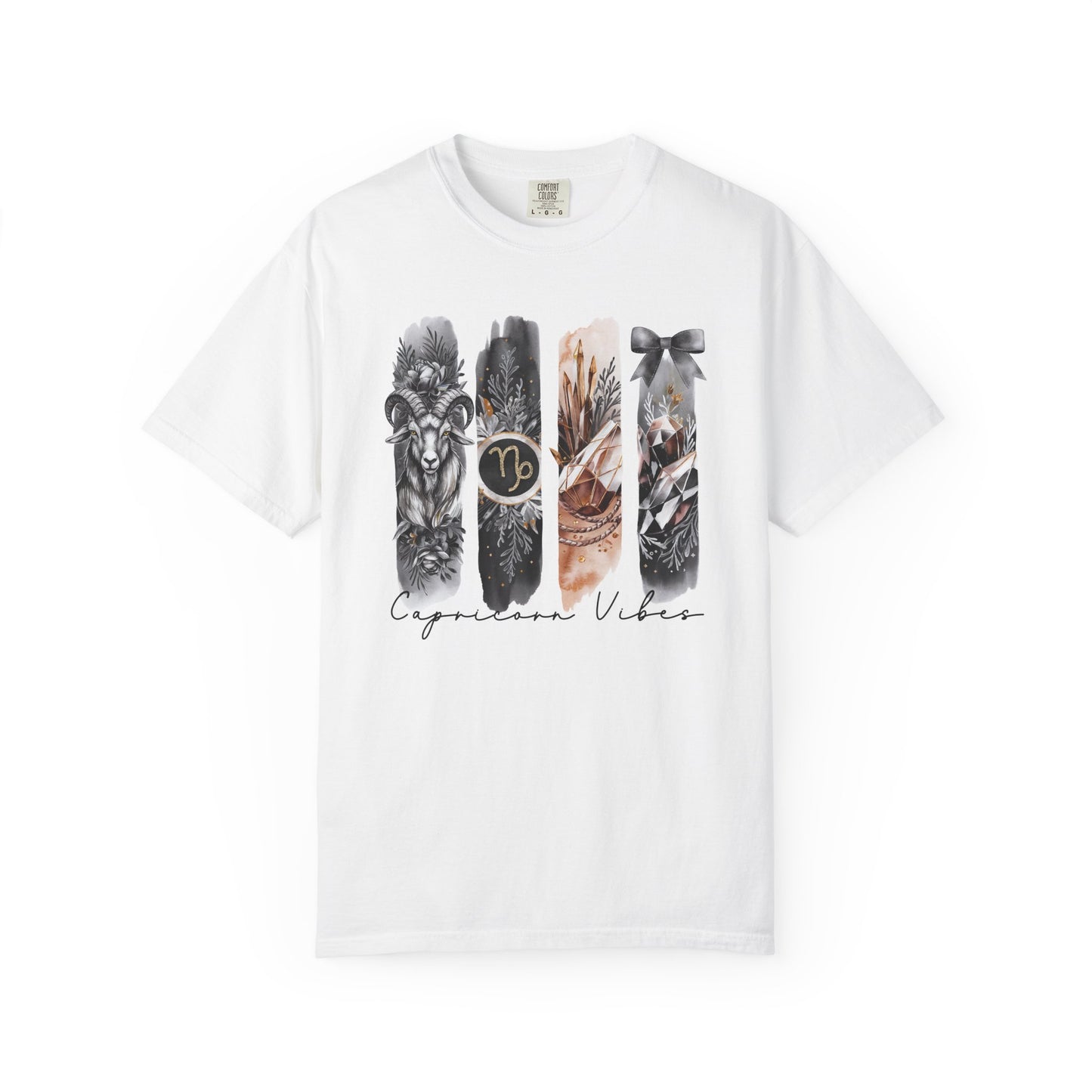 Capricorn Boho Watercolor Zodiac Sign T-shirt