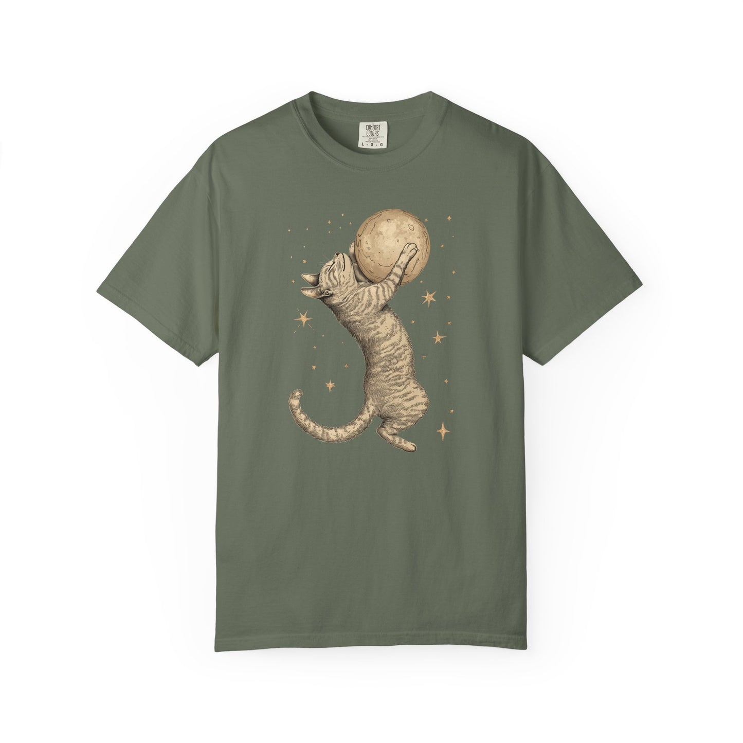 Cat Hugging the Moon T-shirt