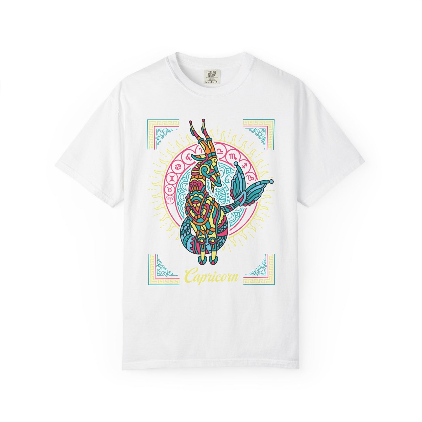 Capricorn Neo-Mythological Zodiac Sign T-shirt