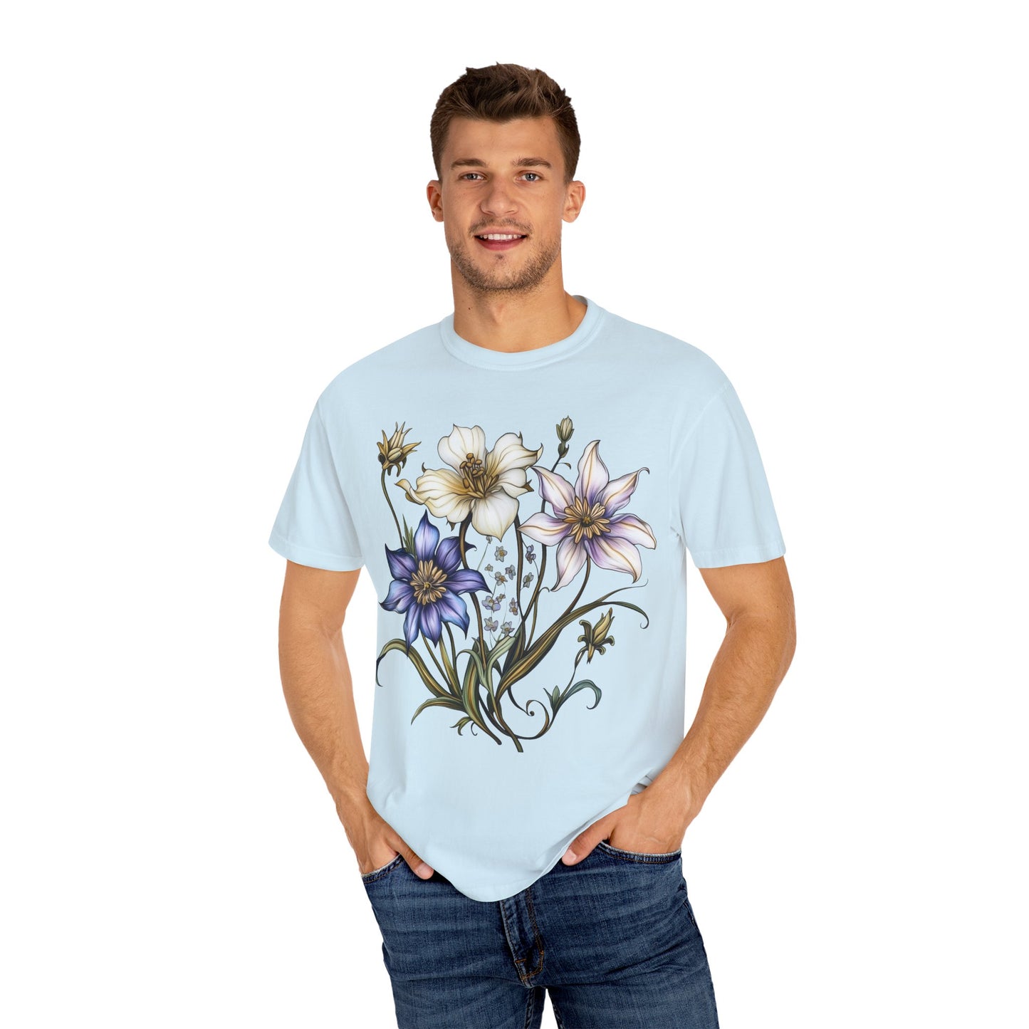 Purple and White Flowers T-shirt