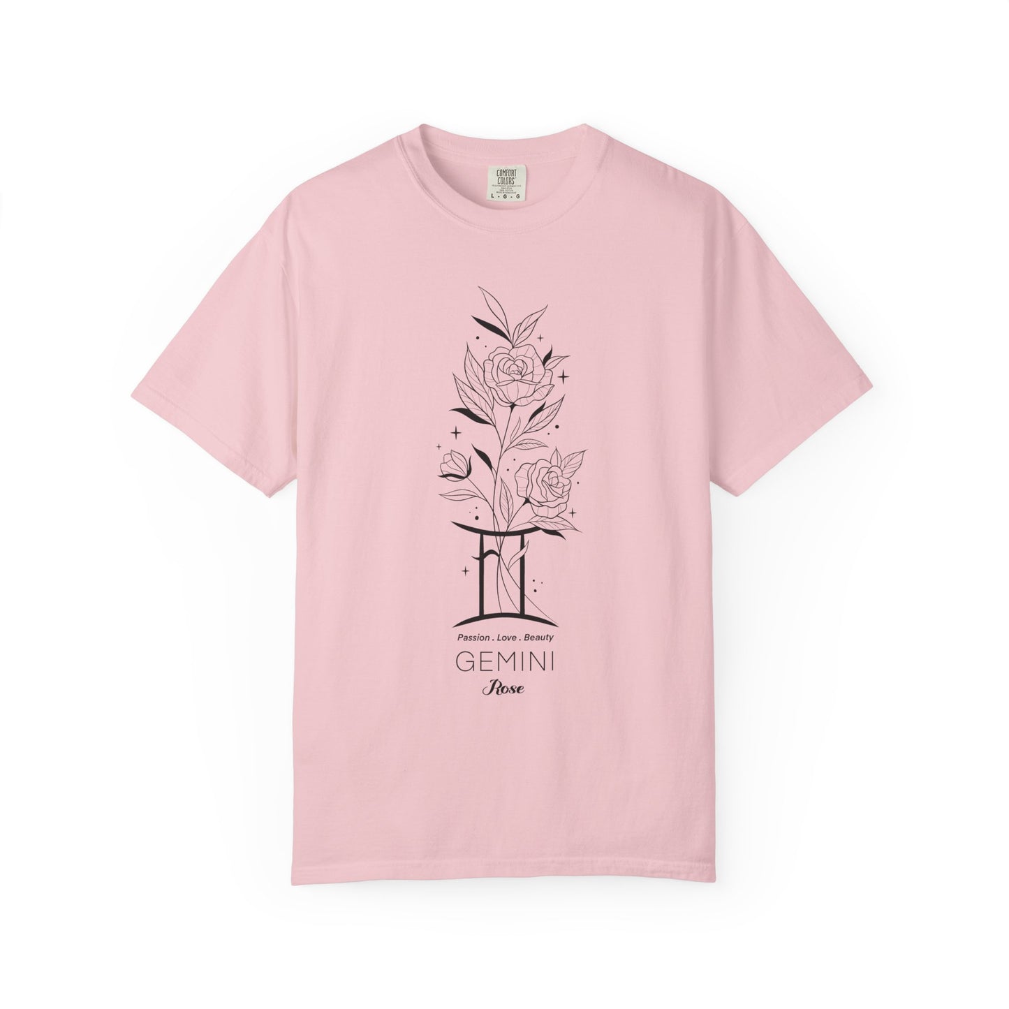 Gemini Flower Zodiac Sign T-shirt