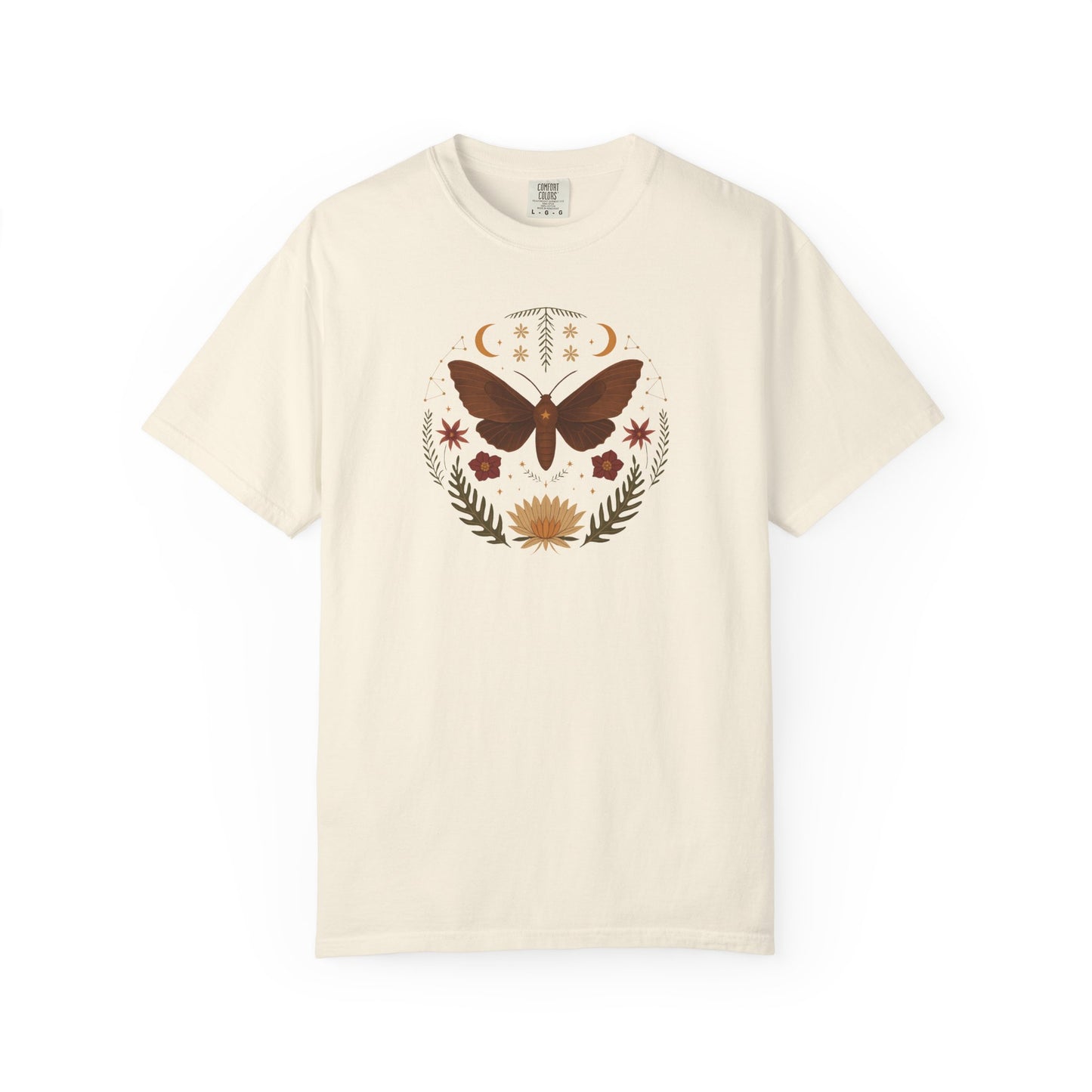 Moth With Natural Elements T-shirt