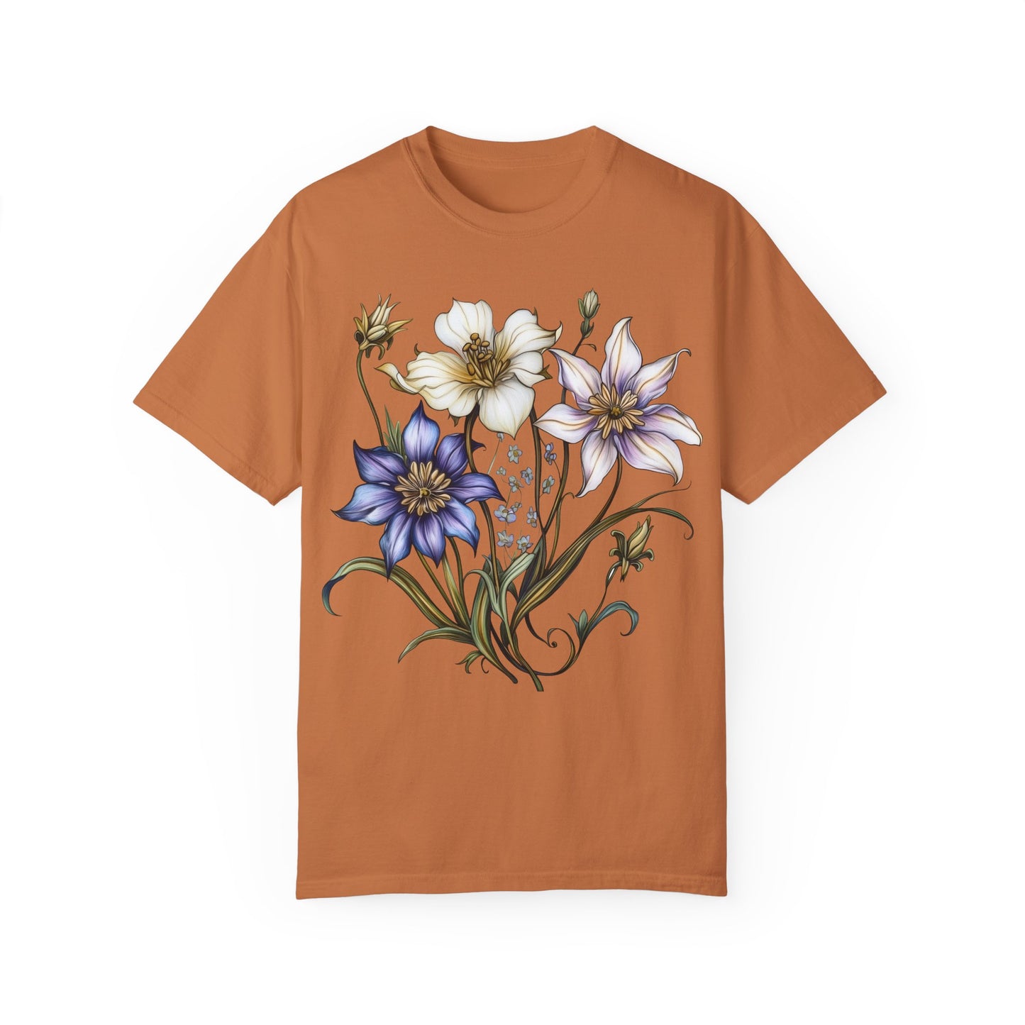 Purple and White Flowers T-shirt