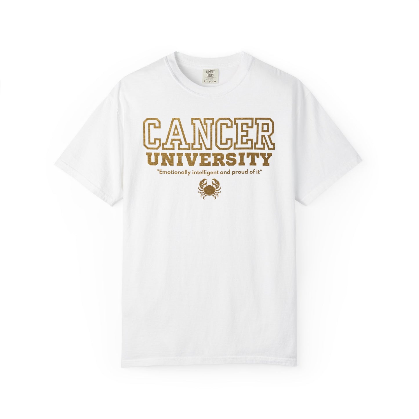 Cancer University Zodiac Sign T-shirt
