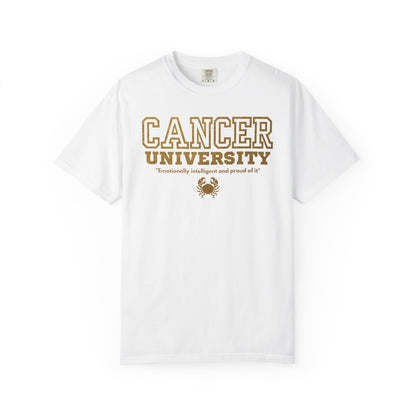 Cancer University Zodiac Sign T-shirt