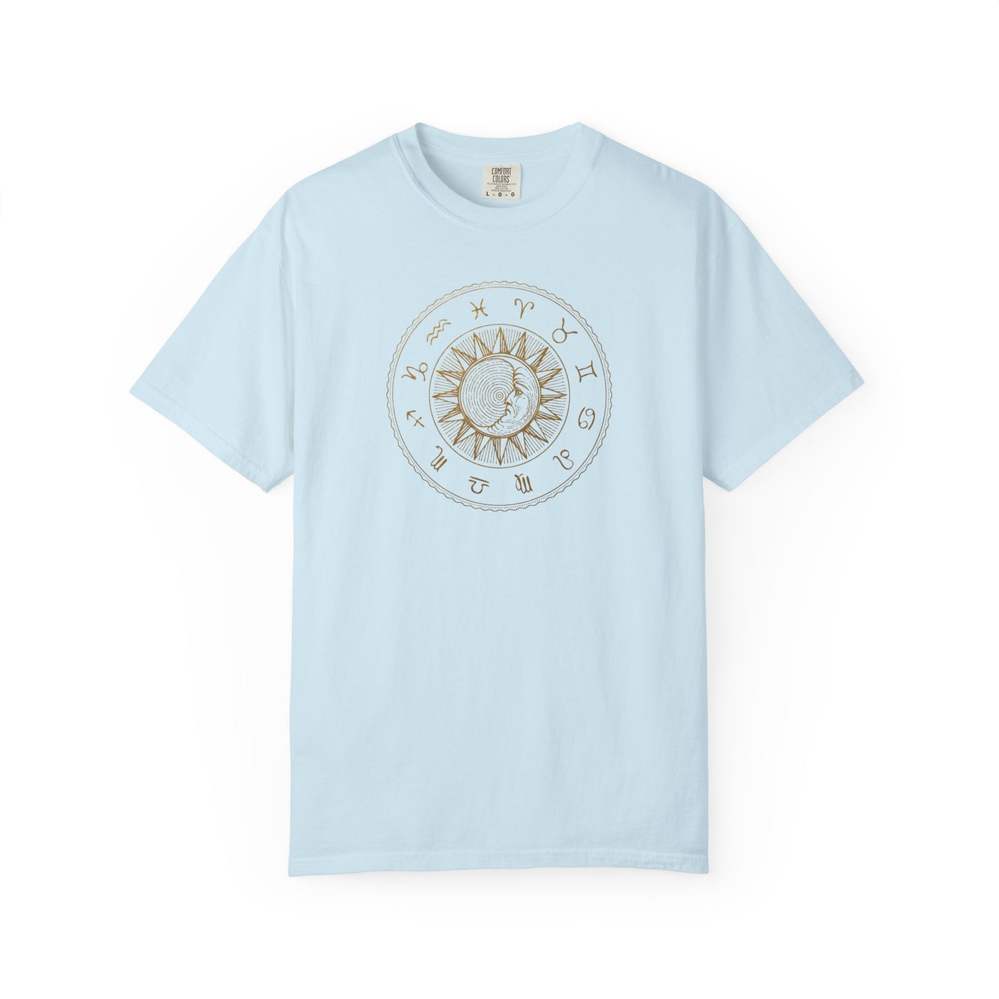 Zodiac Wheel with Sun and Moon T-shirt
