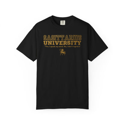 Sagittarius University Zodiac Sign T-shirt
