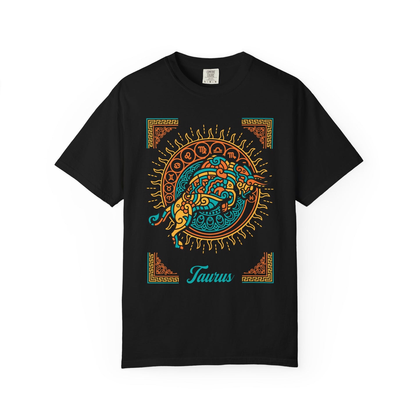 Taurus Neo-Mythological Zodiac Sign T-shirt