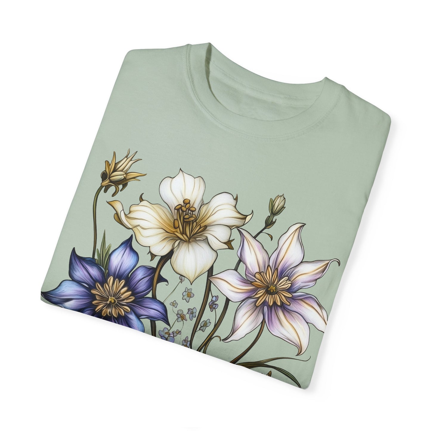 Purple and White Flowers T-shirt