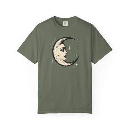Crescent Moon Face T-shirt