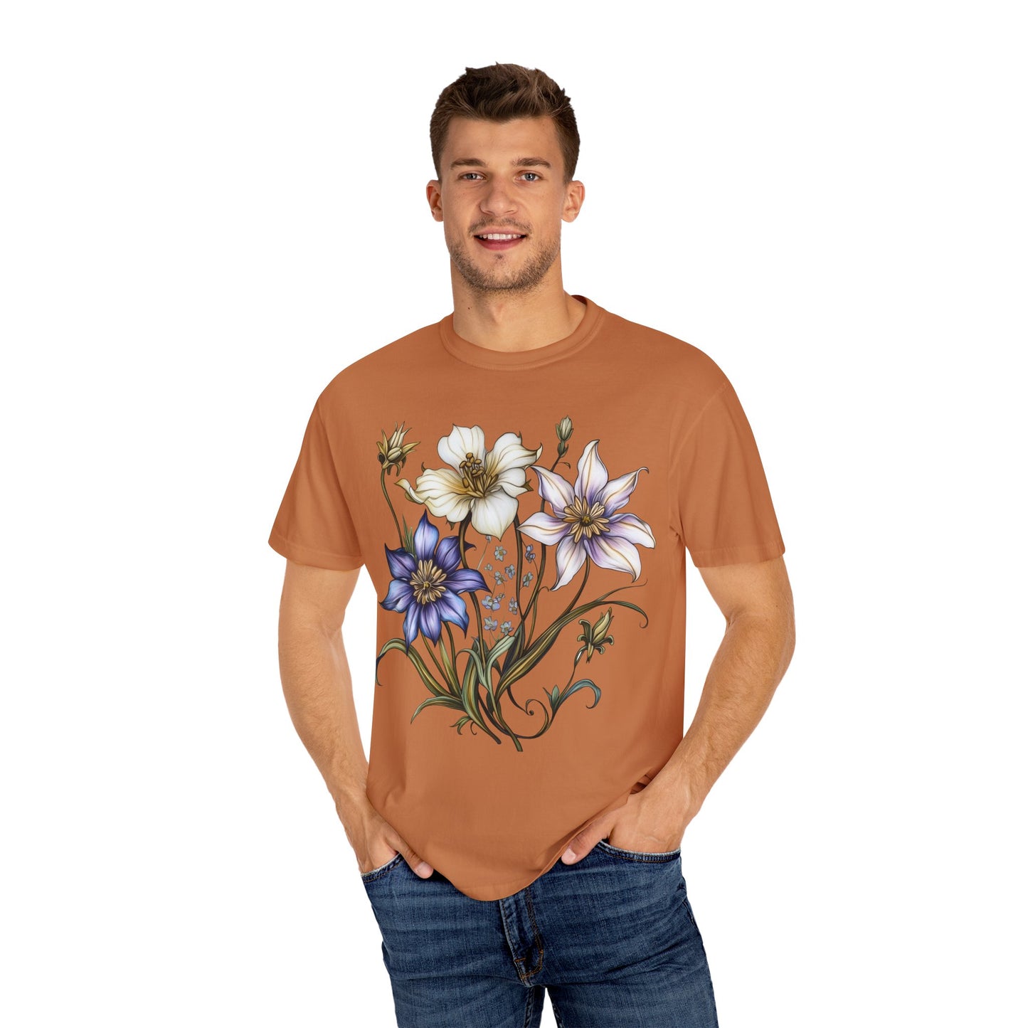 Purple and White Flowers T-shirt