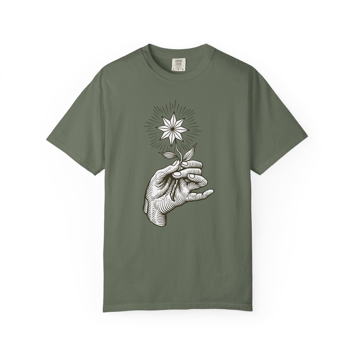 Hand Holding A Star Flower T-shirt