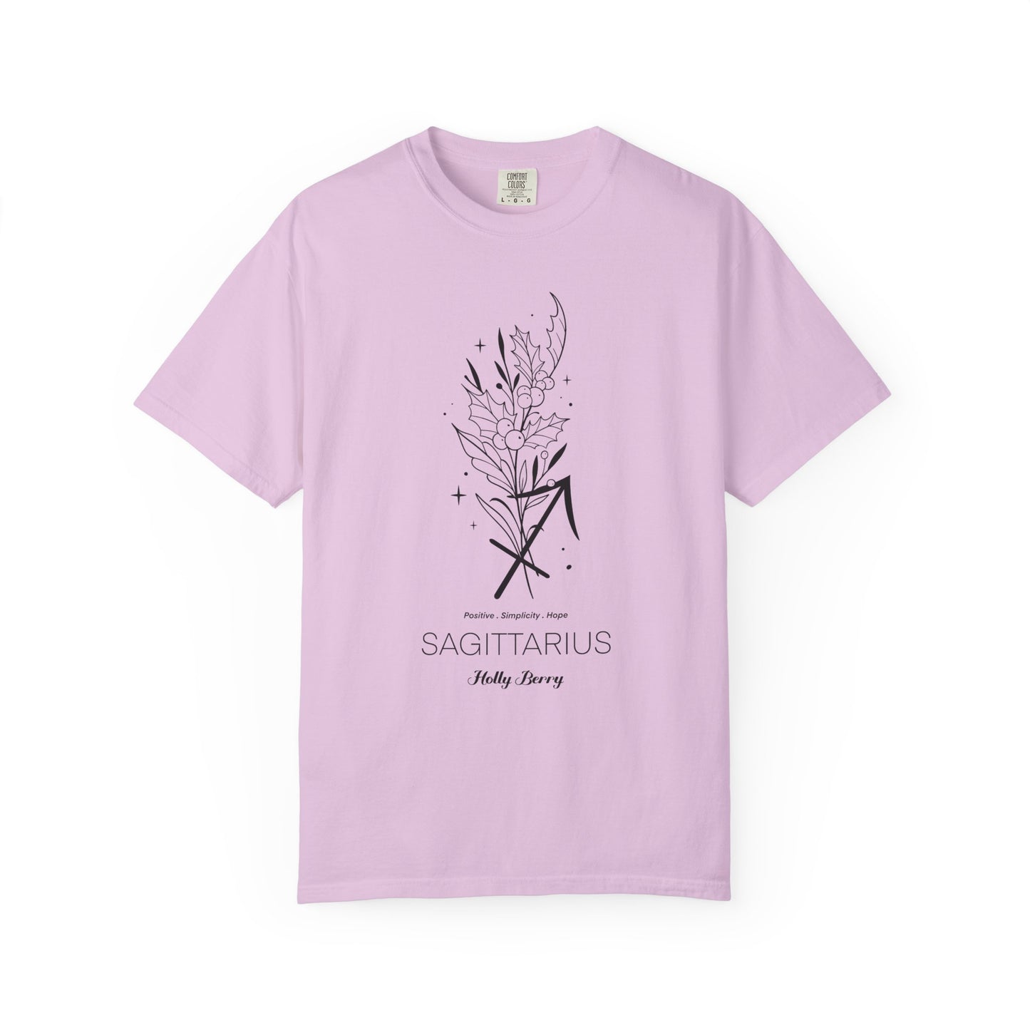 Sagittarius Flower Zodiac Sign T-shirt