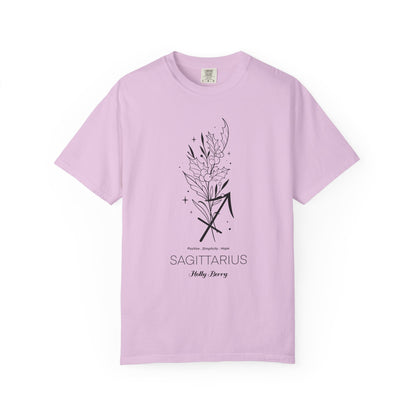 Sagittarius Flower Zodiac Sign T-shirt
