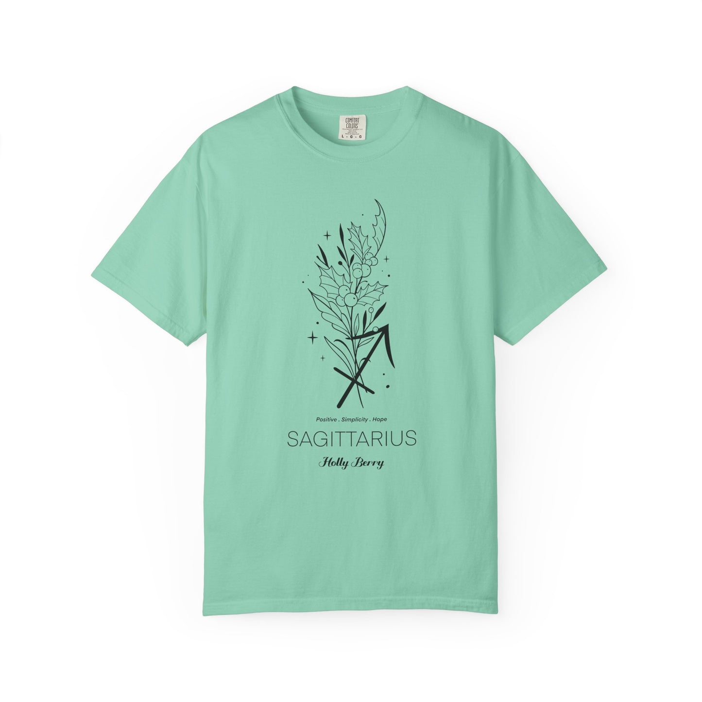 Sagittarius Flower Zodiac Sign T-shirt
