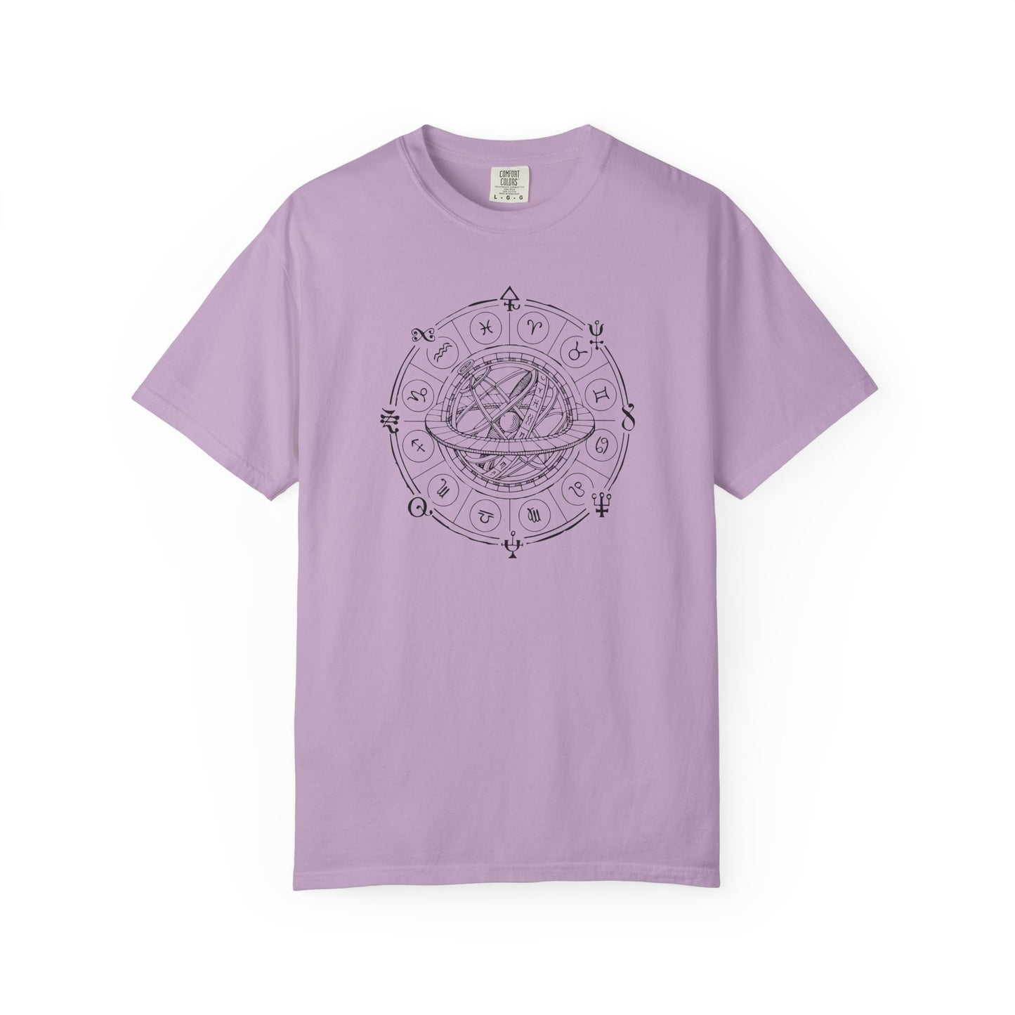 Zodiac Wheel and Armillary Sphere T-shirt