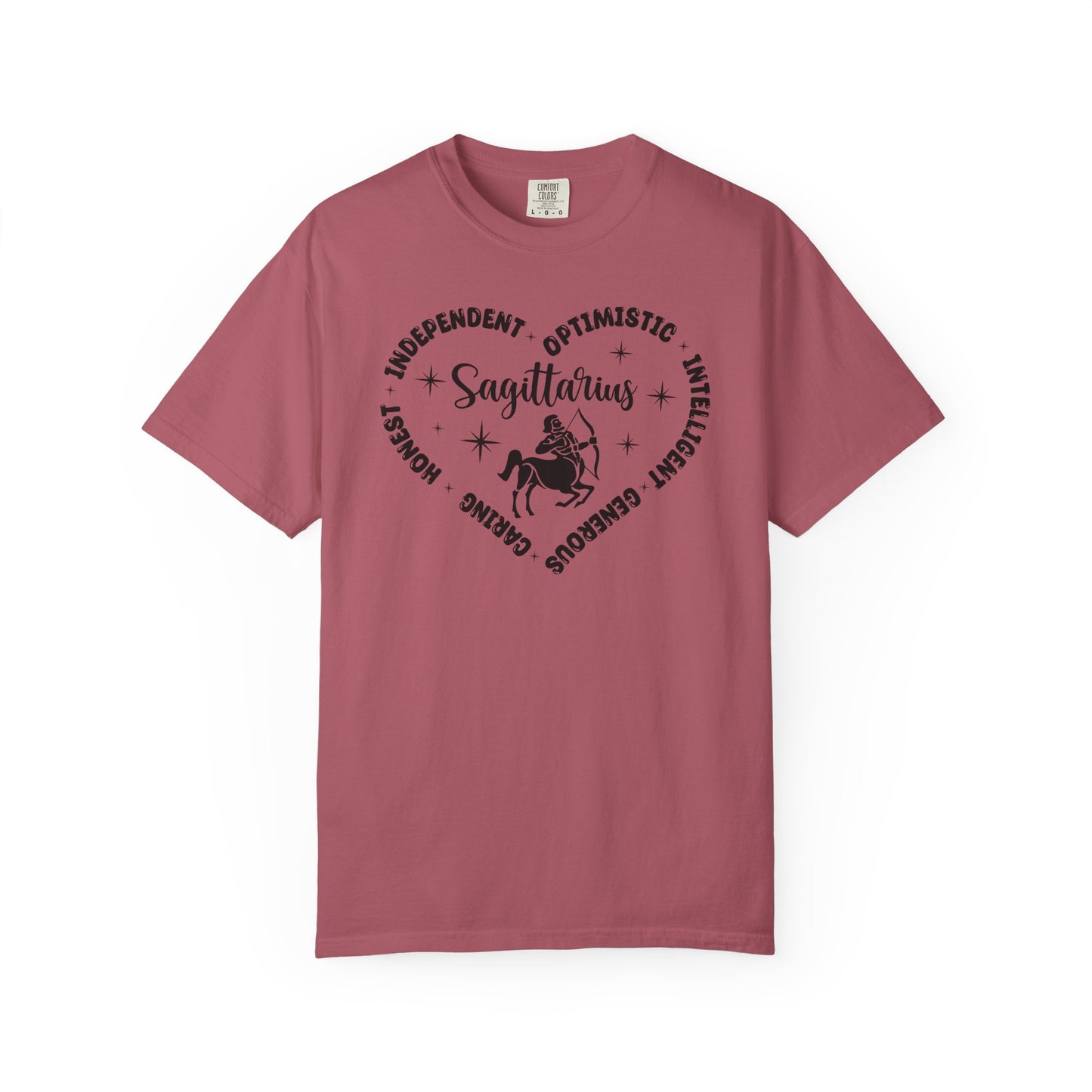 Sagittarius Heart Zodiac Sign T-shirt