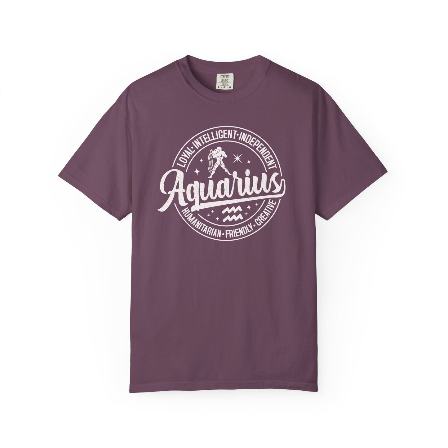 Aquarius Vintage Zodiac Sign T-shirt