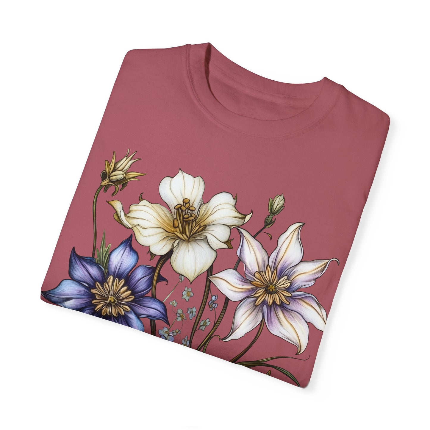 Purple and White Flowers T-shirt