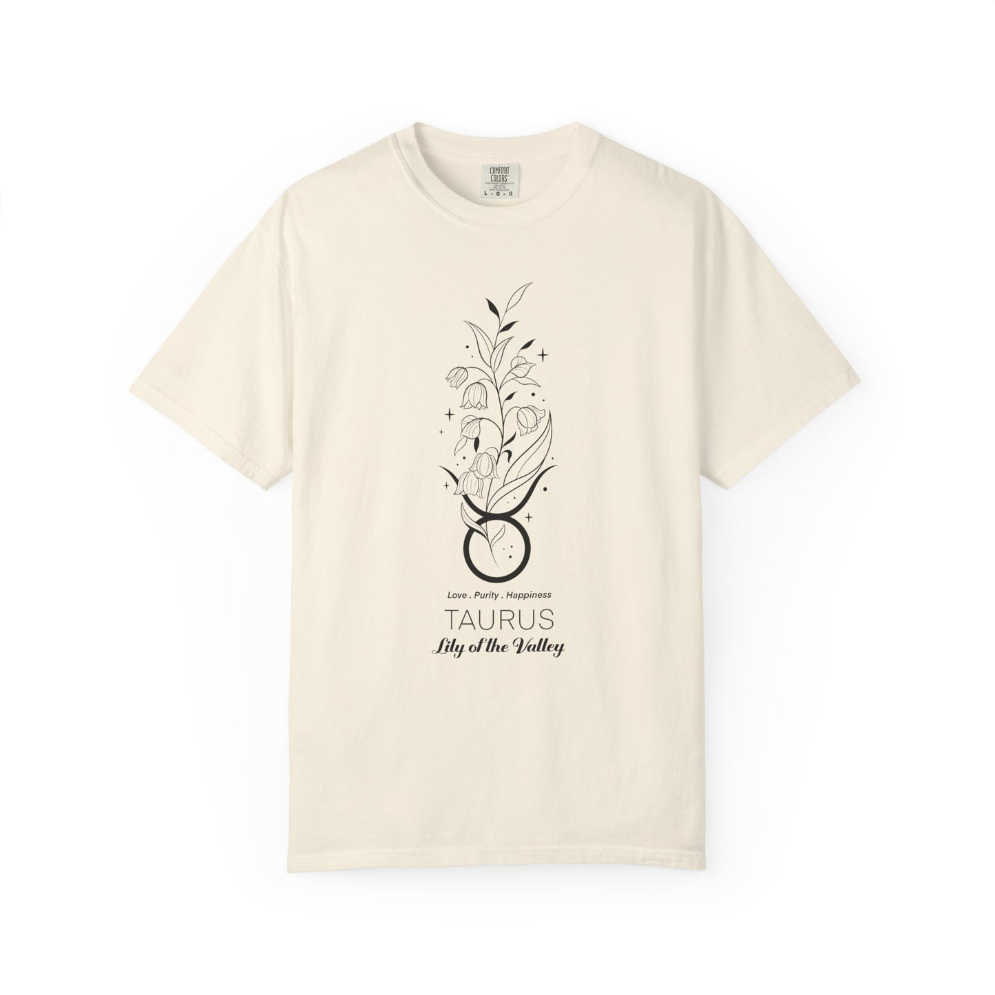 Taurus Flower Zodiac Sign T-shirt